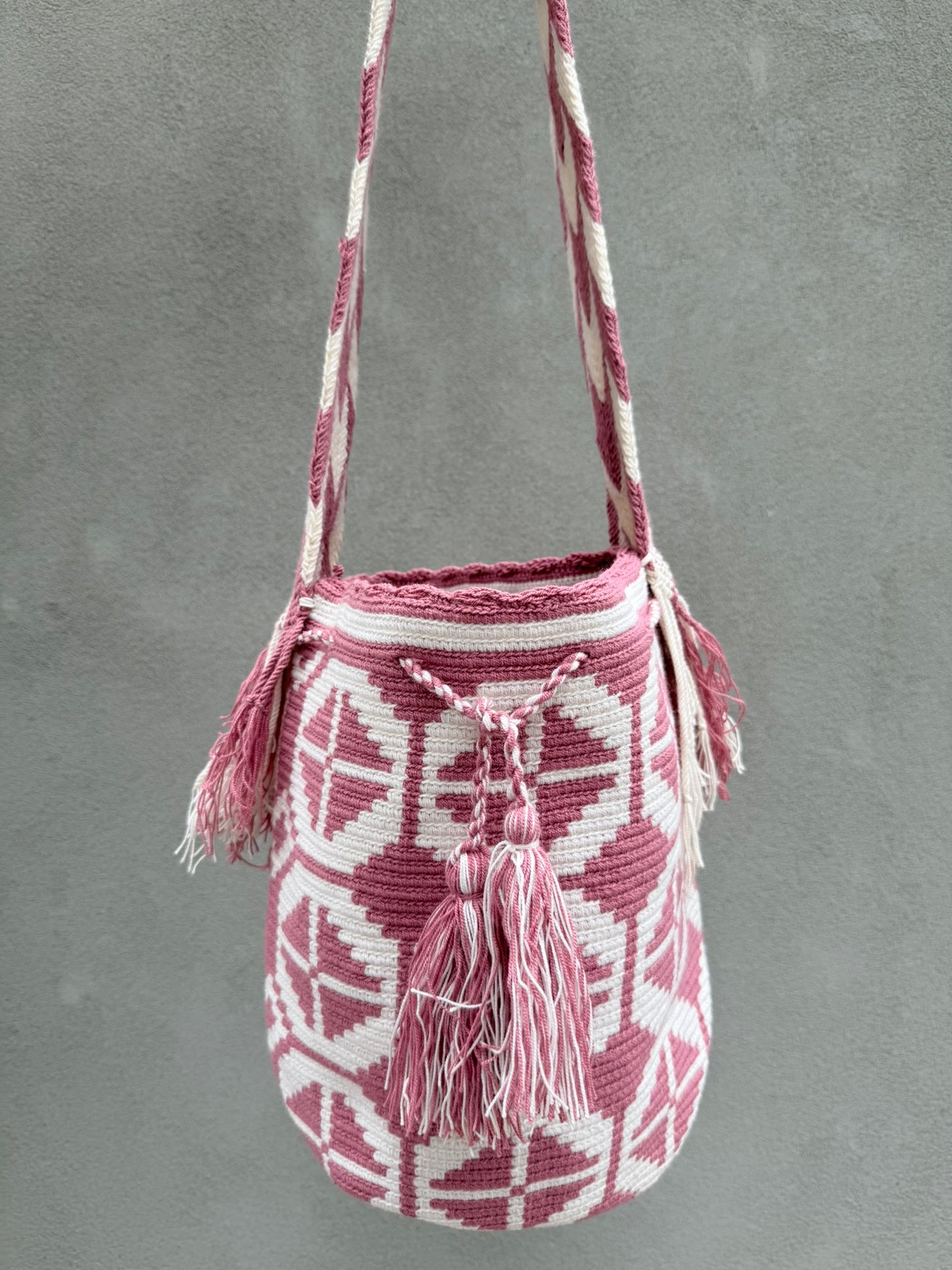 Bolso Wayuu Rosa Alba Ref. 01