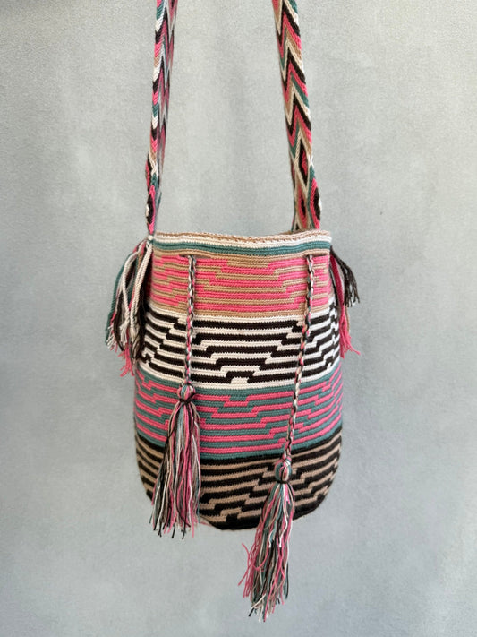 Bolso Wayuu Rosa Alba Ref. 02