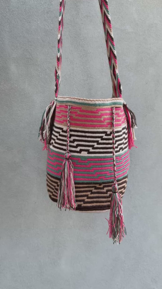 Bolso Wayuu Rosa Alba Ref. 02